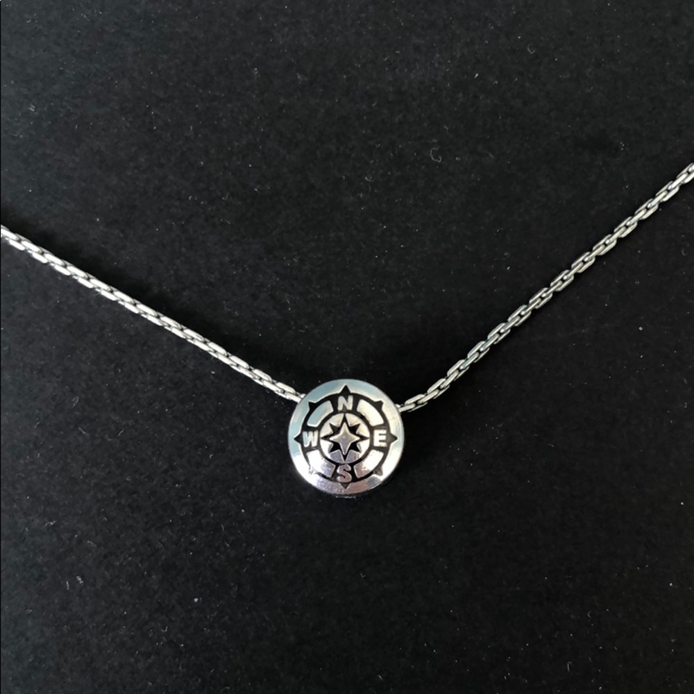 Alex And Ani Sacred Studs Sterling Silver Necklace